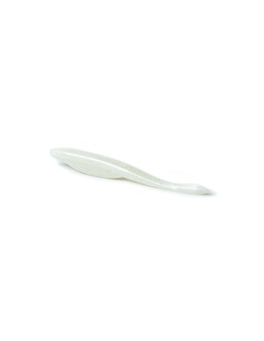 5" D-Shad color Pearl White