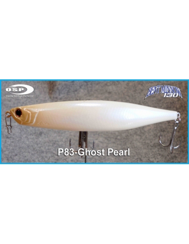 Bent Minnow 130 color Ghost Pearl