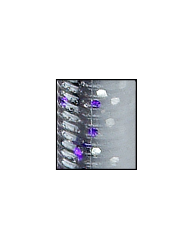 Senko 4" color 927 humo/purpurina holográfica y purpura blue pe