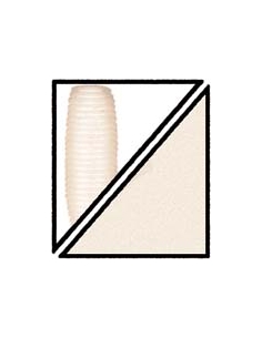 Big Ika 5" color 036 Cream White