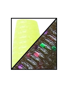 Senko 5" color 913 green pumpkin/purp. verde-púrpura cola chart