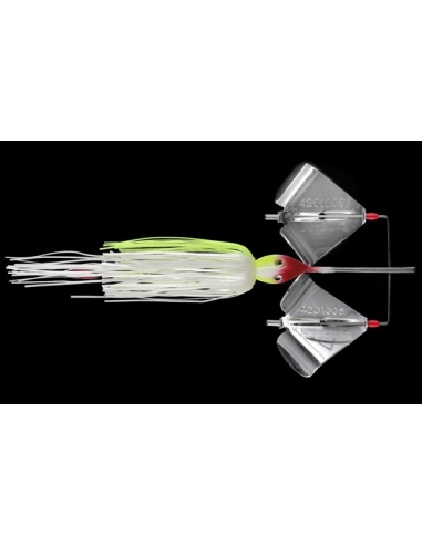 Premier Plus Double Take Buzzbait 1/2oz (14g) color White Chart