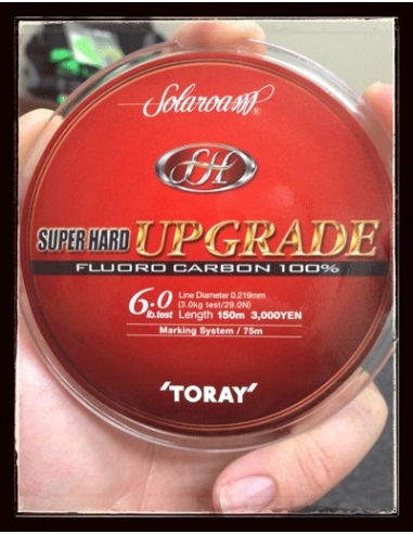 Toray Bawo UPGRADE Fluorocarbon 13,4lb-0,300mm, 150m-marca a 75m