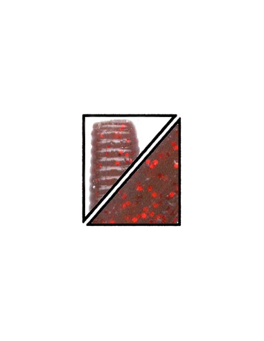 Fat Baby Craw color 325 sangre/purpurina roja