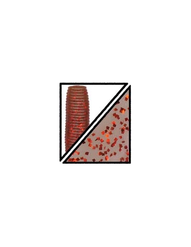 Craw 5" color 017 cinnamon/purpurina roja