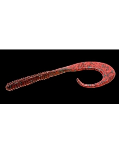 Dead Ringer Worm 8" color Red Bug