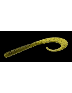 Dead Ringer Worm 8" color Watermelon Red