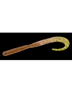 Dead Ringer Worm 8" color Pumpkin Chat Tail