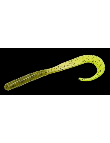 Dead Ringer Worm 6" color Watermelon Chart Tail