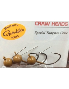 Tungsten Craw Head 3/16oz color Pumpkin
