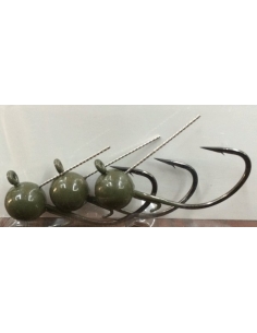 Tungsten Craw Head 3/16oz color Watermelon