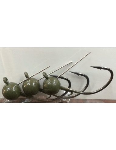Tungsten Craw Head 3/16oz color Watermelon