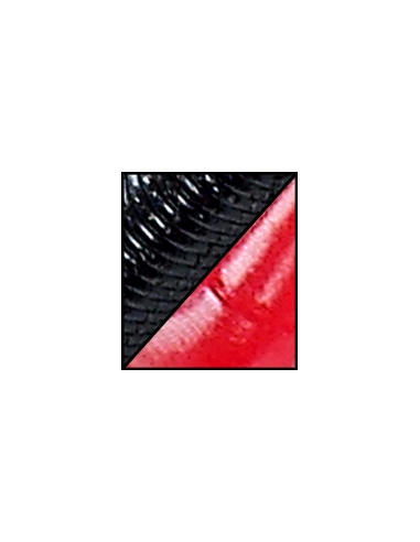 Craw 5" color 521 negro pinzas rojas
