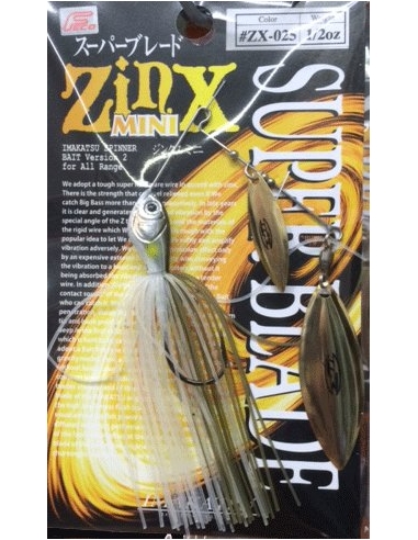 ZinX Mini Super Blade DW color 025 Platin Green Back Ayu