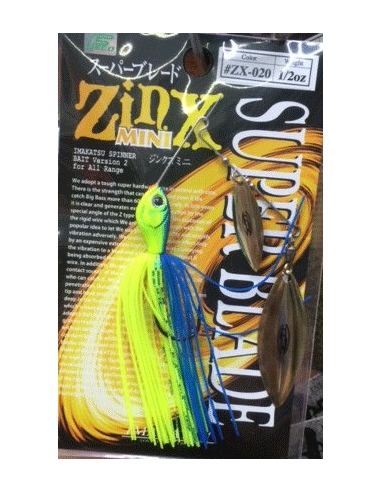 ZinX Mini Super Blade DW color 020 G/G Blue Back Chart