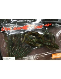 Dolive Craw 4" color TW106 Wat. Red&Green
