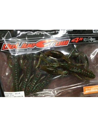 Dolive Craw 4" color TW106 Wat. Red&Green