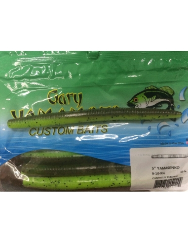 Senko 5" color 966 Chartreuse Pumpkin