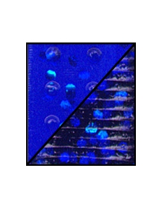 Flappin´Hog 3 3/4" color 335 azul/purpurina azul