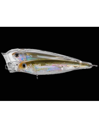 Glass Minnow Baitball Popper 3" 10g color Silver Natural