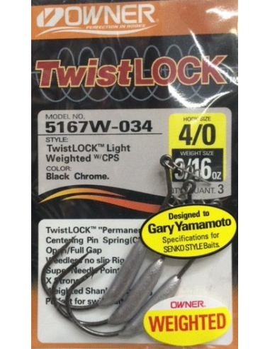 Owner Twist Lock 6/0-3/16oz (5,3g)