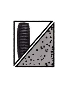 Grub 8" color 150 Smoke/Black Flake