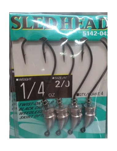 Sled Head 4/0-1/4oz