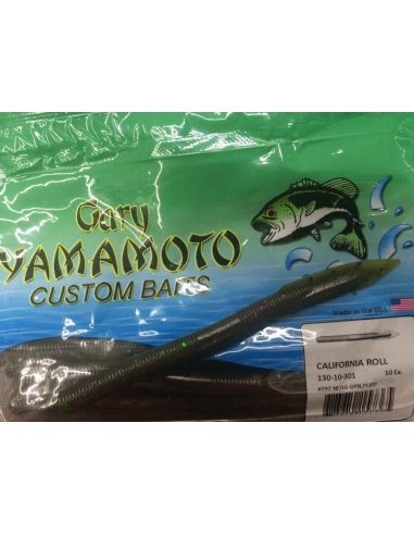 California Roll color 301 Green Pumpkin Purple Green