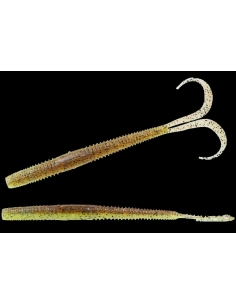 Dolive Curly 4,5" color TW 107 Green Pumpkin Chartreuse