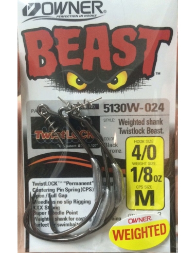 Beast 10/0-1/2oz (14g) 2 pk