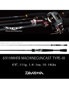 Daiwa Steez Machineguncast Type III MH 6'9" 1/4-1oz