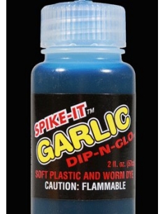 Spike It Dip-N-Glo Worm Dye color Blue