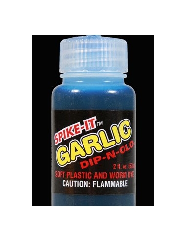 Spike It Dip-N-Glo Worm Dye color Blue