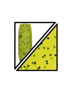 Senko 5" color 156 Chartreuse Black Pepper
