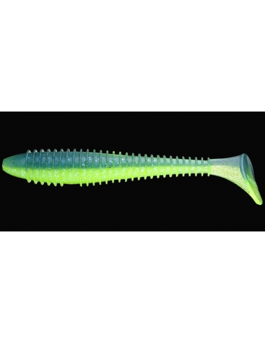 Swing Impact Fat 3,8" color Electric Blue & Chartreuse