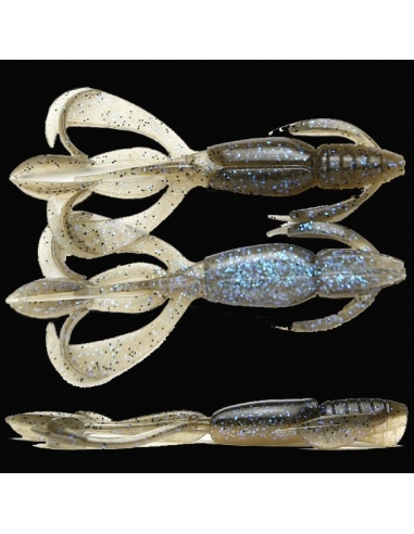 Crazy Flapper 3,6" color Electric Smoke Craw