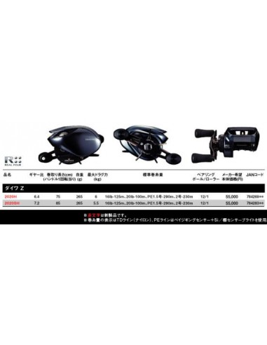 Daiwa Z 2020HL usado