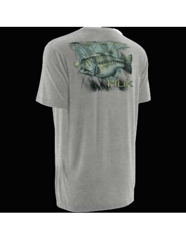 Huk KC Scott Bass Lilly Tee talla M