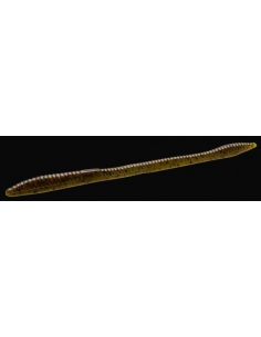 Trick Worm color greenpumpkin/purpurina negra y roja