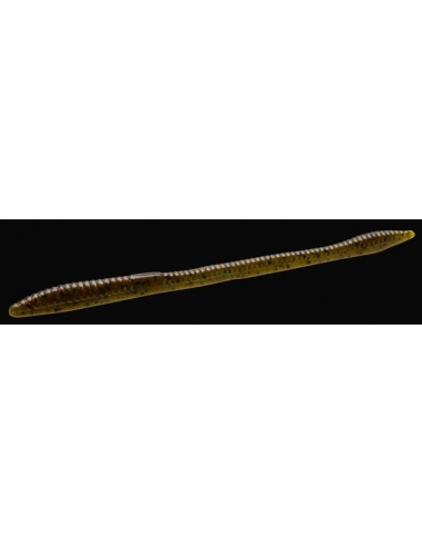 Trick Worm color greenpumpkin/purpurina negra y roja