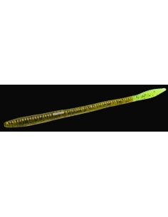 Trick Worm color watermelon/purpurina negra/cola chartreuse