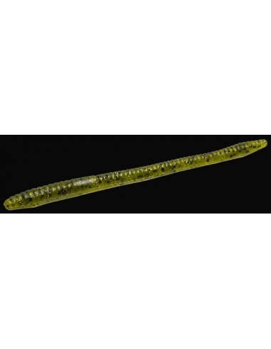 Finesse Worm color watermelon/purpurina dorada y negra