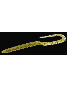 U Tail Worm color watermelon/purpurina negra y roja