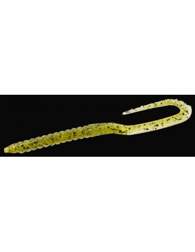 U Tail Worm color watermelon/purpurina negra y dorada