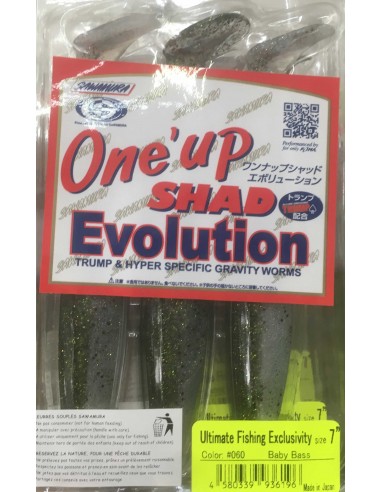 Sawamura One´Up Shad 7" color 60 Baby...