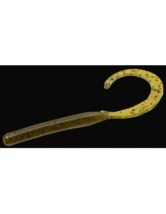 Curly Tail Worm color greenpumpkin