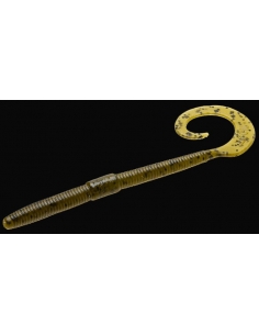 Shakey Tail Worm color greenpumpkin