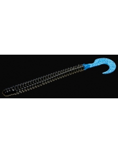 Dead Ringer Worm 4" color negro/cola azul