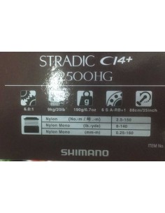 Shimano Stradic CI4+ 2500HG 2