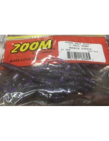 Curly Tail Worm color Smokin´Purple